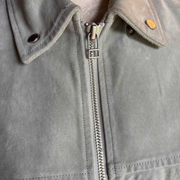 Grey Suede Jacket - Capulet - Picture 4 of 6